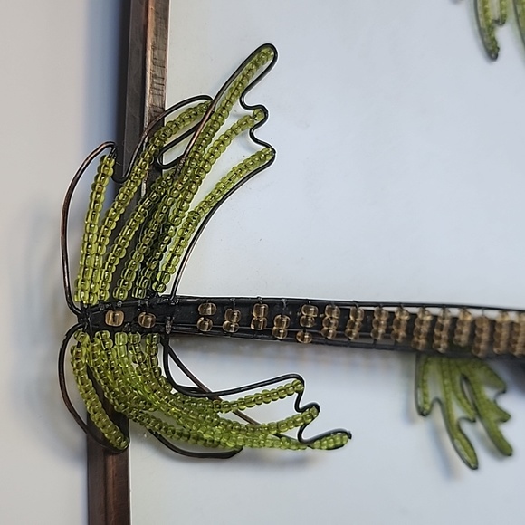 Set of 2 Beaded Palmtree Photo Frames - Picture 4 of 9